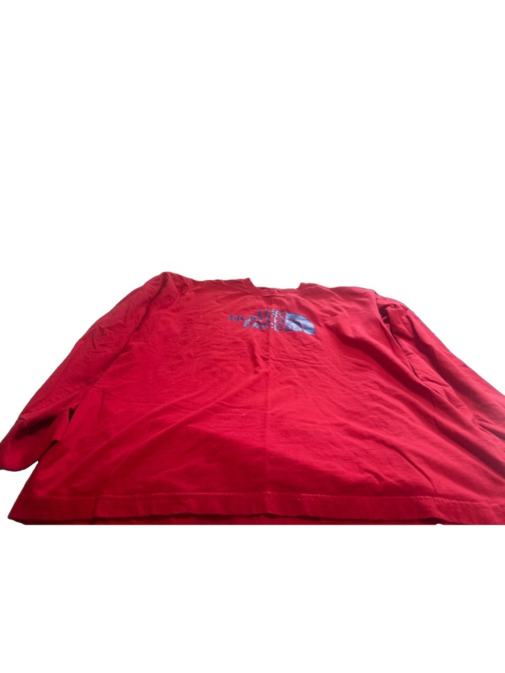 The North Face Men’s Red/Blue Long Sleeve Shirt! XL